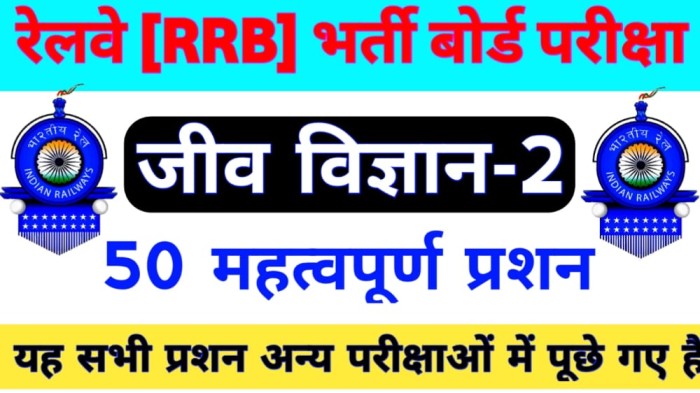 Railway group D Biology question in hindi pdf