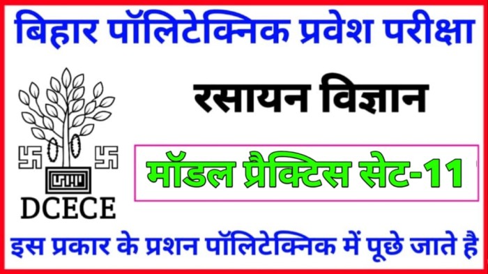 Bihar Polytecnic Lateral Entey Question Paper