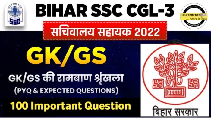 bihar ssc cgl gk gs question | Bihar SSC CGL Practice Set 2022