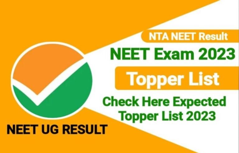 NEET Exam Topper List 2023 : नेशनल टेस्टिंग एजेंसी ने किया अभी-अभी NEET ...