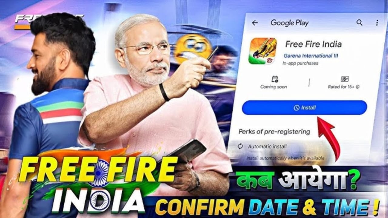 Free Fire India Finally Launched Today, Free Fire India Launch Date 2024, Free Fire India Finally date time 2023