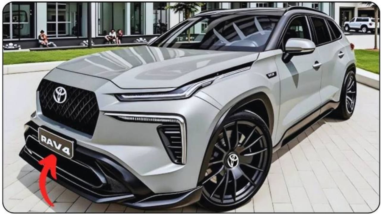 Toyota RAV4 2025 Launched – Hybrid SUV with 42 KMPL Mileage & Bold Design, Just ₹9,500 EMI!