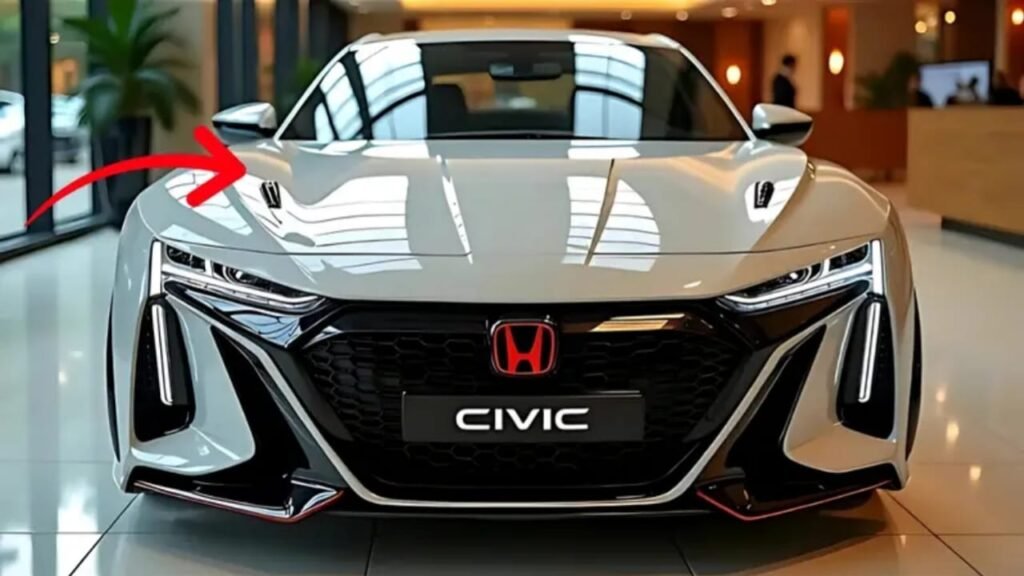 Honda Civic 2025 : Smart Hybrid Sedan with 38 KMPL Mileage, Sporty Design & Premium Car Under ₹9,000 EMI!