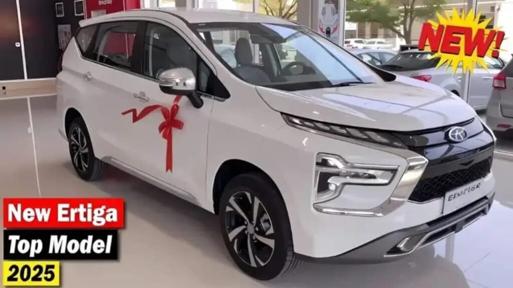 Maruti Ertiga 2025 Model – 7-Seater MPV, 1.5L Engine & 43kmpl Mileage, Advanced Safety at Just ₹3.20 Lakh