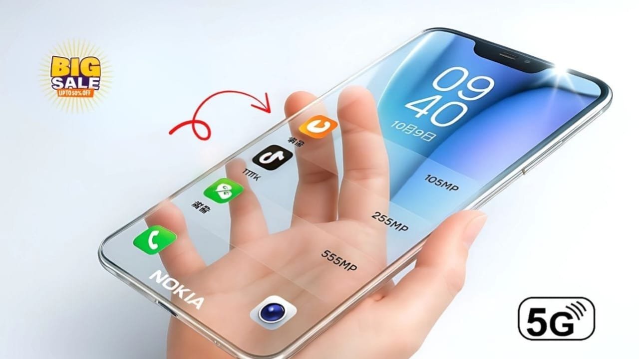 Nokia Launches Premium 5G Smartphone for Middle Class – 200MP Camera, 8GB RAM & 8000mAh Battery!